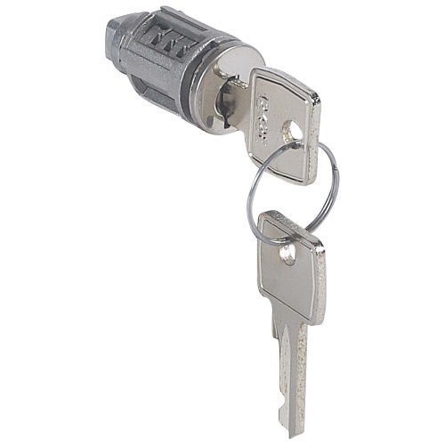 Цилиндр под стандартный ключ для рукоятки Кат. № 0 347 71/72 - для шкафов Altis - для ключа № 1242 E | код 034787 |  Legrand